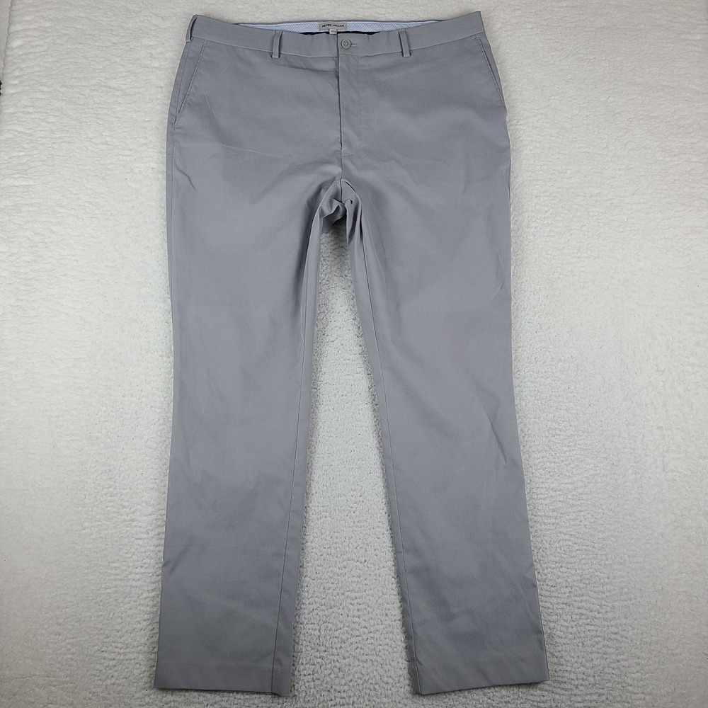 Peter Millar Pants Mens 40x32 Gray EB66 Classic Activewear Performance Tech Golf